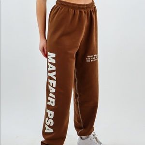 MAYFAIR PSA Brown Sweatpants